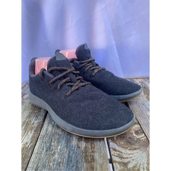 Allbirds Merino Wool Runners Men’s Sz 10 Charcoal Gray Sneakers Lace-Up Comfort main image 8